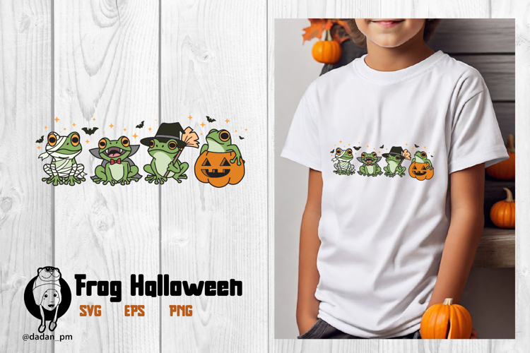 Frog halloween funny