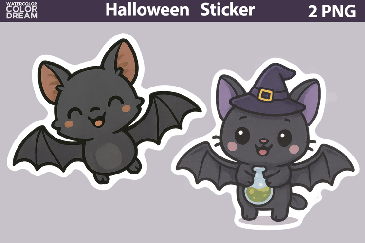 Cute Bat Clipart Image 22