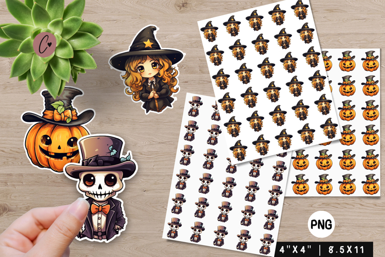 Halloween Stickers | Printable Halloween PNG