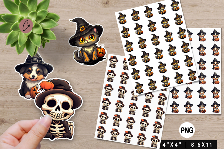Halloween Stickers | Printable Halloween PNG