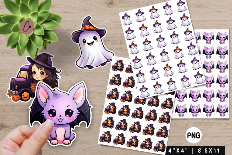 Halloween Stickers | Printable Halloween PNG