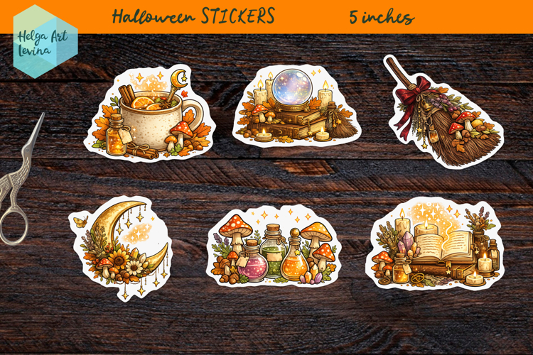 Cute Halloween, Stickers printable PNG