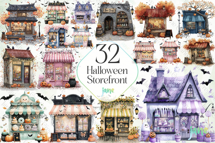 Halloween Storefront Sublimation Bundle
