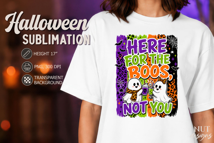 Spooky ghost Halloween Introvert sublimation