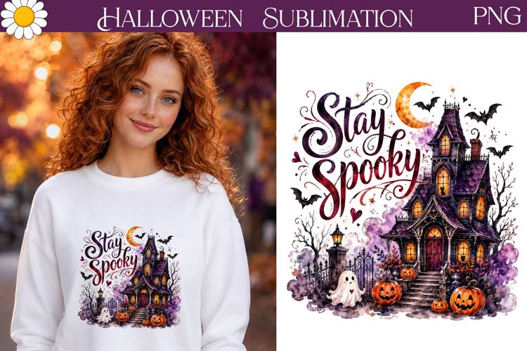 Stay Spooky House | Halloween Sublimation PNG
