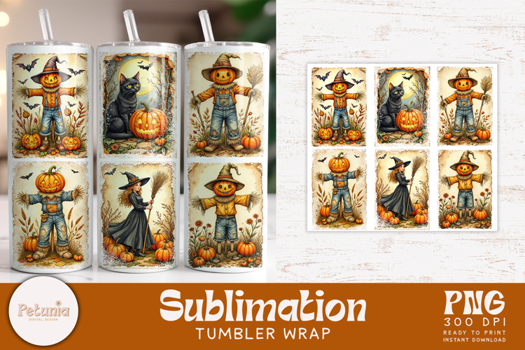 Halloween Tumbler PNG | Spooky Season Sublimation Tumbler