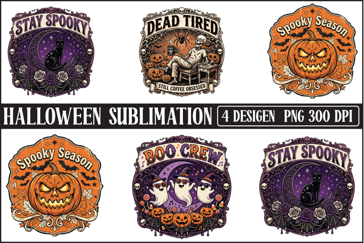 Halloween sublimation Png Designs