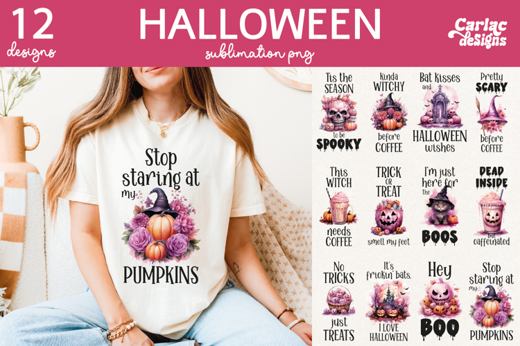 Halloween Sublimation Design Bundle