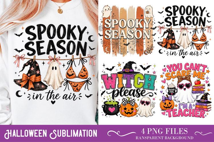 Halloween Sublimation Design,Halloween Typography PNG