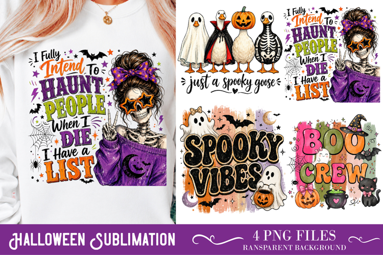 Halloween Sublimation Design,Halloween Typography PNG