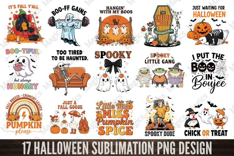 Halloween Sublimation Png Design, Spooky Png