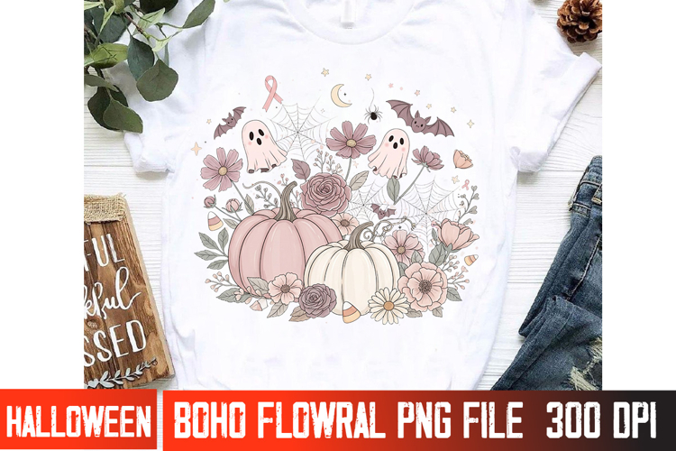 Spooky Floral Halloween Vector Design | Gothic Flowers