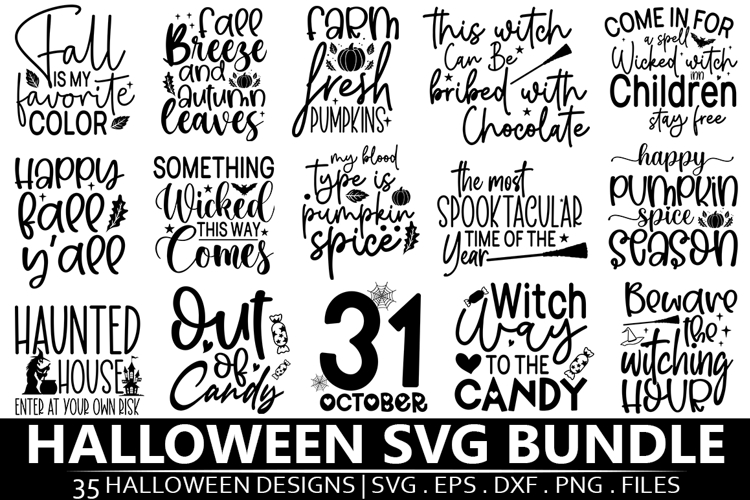 Halloween SVG Bundle - Halloween Design