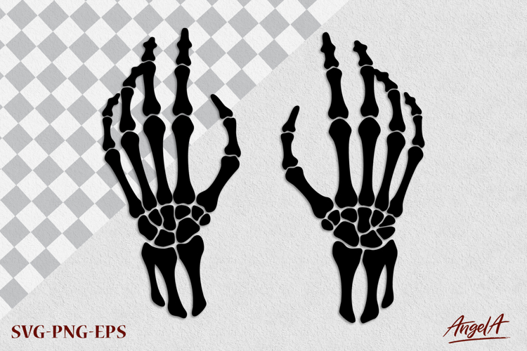  Skeleton Hands PNG