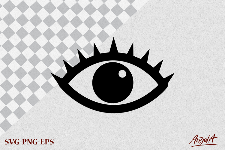 Evil eye SVG, Halloween clipart PNG