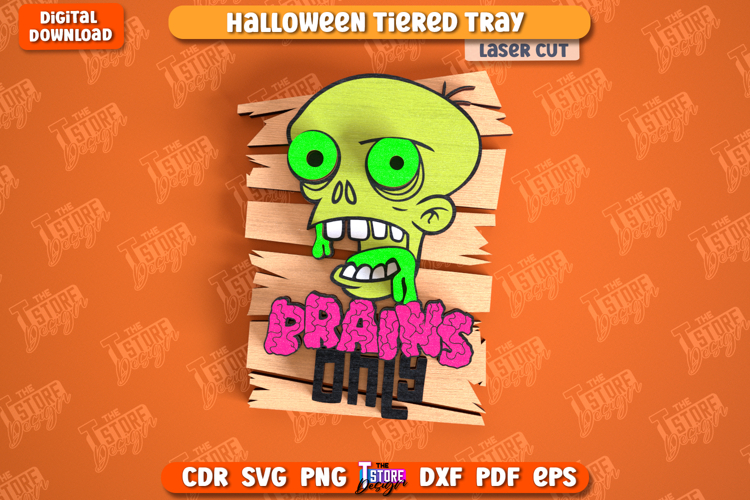 Halloween Element Laser Cut | Seasonal Decorations | Zombie