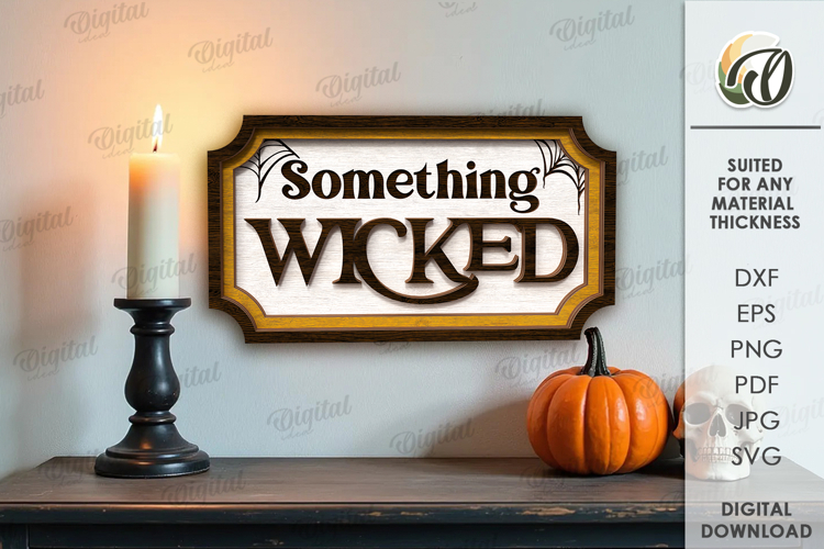 Halloween Tiered Tray Decor Laser Cut. Halloween Decor SVG