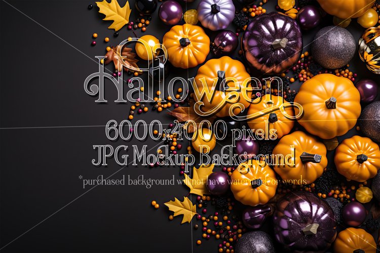 Halloween Mockup, 6000x4000 Halloween Top View Table, d36