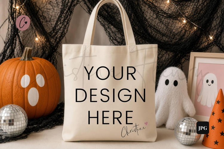 Halloween Tote Mockup
