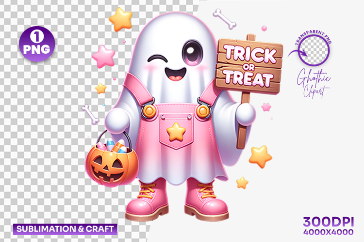halloween trick or treat ghost png, cute ghost clipart, trick or treat sublimation design, spooky ghost halloween png, halloween ghost clipart, kawaii halloween ghost design, halloween sublimation clipart, trick or treat halloween png, cute halloween desi
