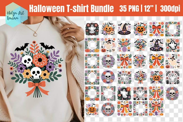 Cute Halloween Bundle | Sublimation T-shirt