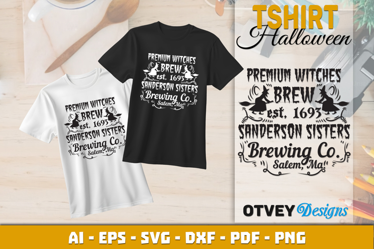 Sanderson Sisters , Halloween Shirt Design | SVG
