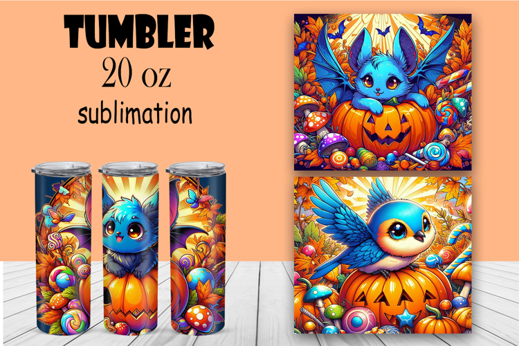 Halloween Sublimation Tumbler Designs Image 7