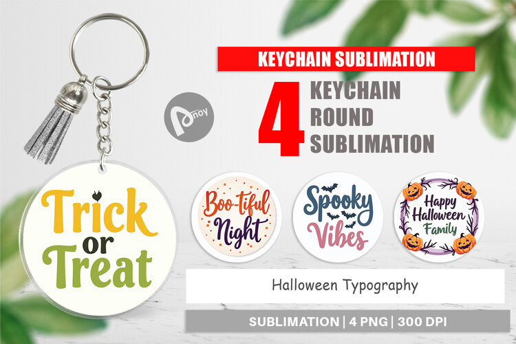 Keychain Halloween Quotes example image 1