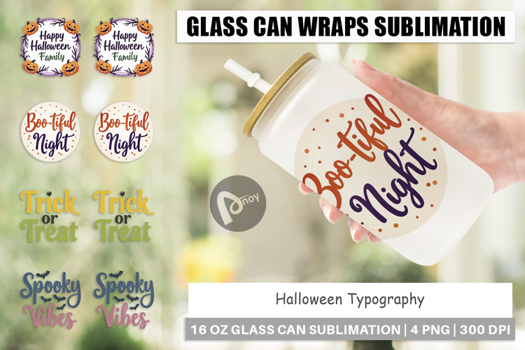Glass Can Halloween Quotes
