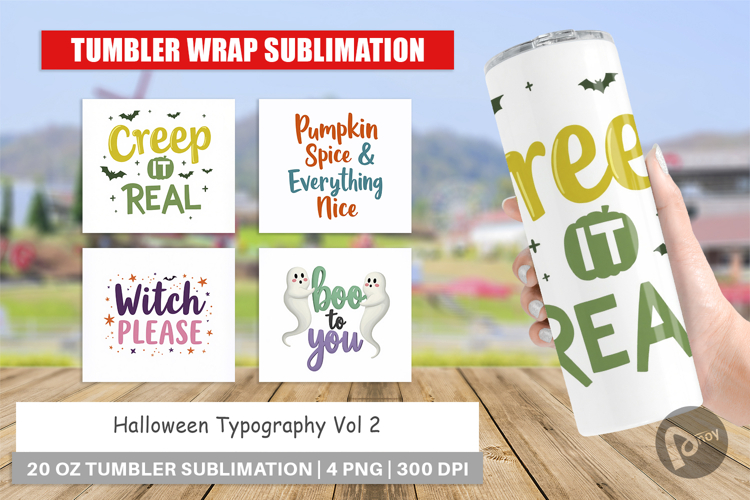 Halloween Tumbler Wrap Image 5