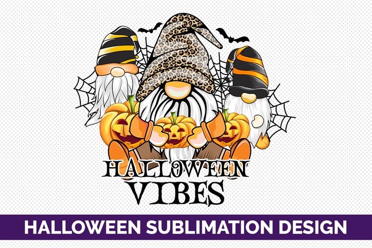 Halloween Vibes - Halloween Sublimation Design example image 1