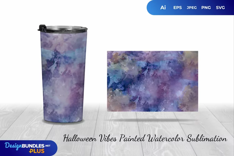 Watercolor with Halloween Vibes Sublimation
