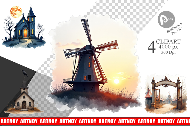 Vintage Stickers Png Image 10