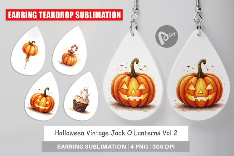 Halloween Vintage Lanterns Earring