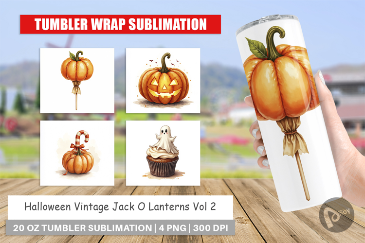 Halloween Vintage Lanterns Tumbler