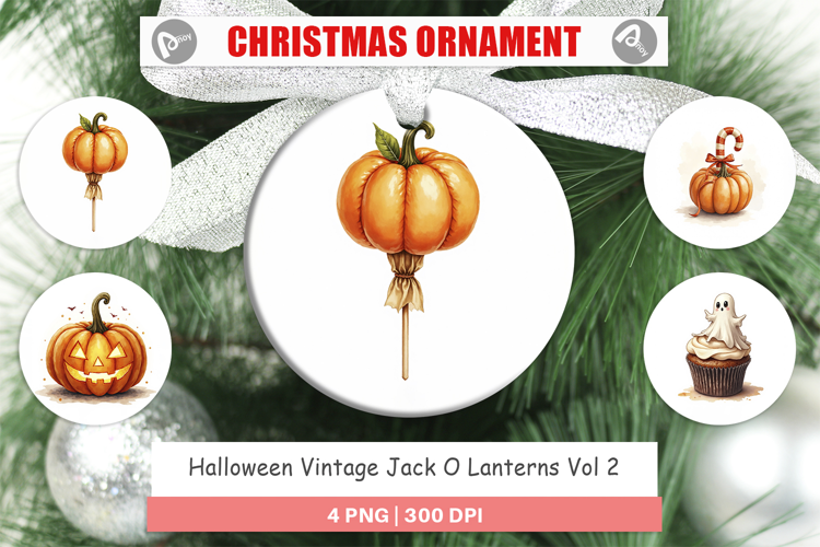 Halloween Vintage Lanterns Ornament