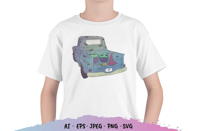 Vintage Truck Clipart Image 19