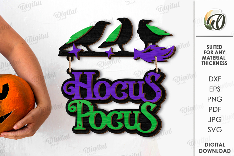 Halloween Wall Decor Laser Cut. Halloween Decor SVG