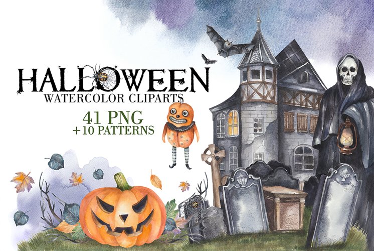 Pumpkin Watercolor Png Image 20