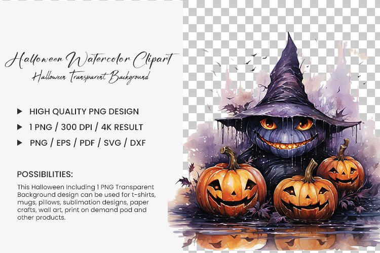 Transparent Halloween Clipart Image 17