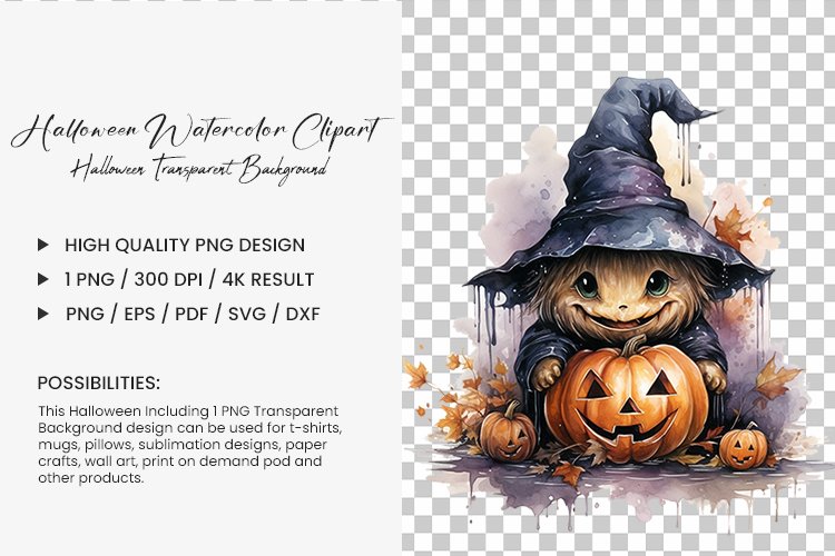 Transparent Halloween Clipart Image 11