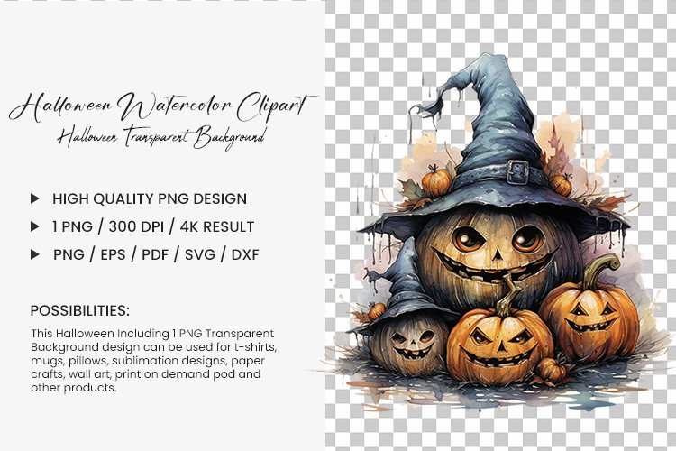 Transparent Halloween Clipart Image 11