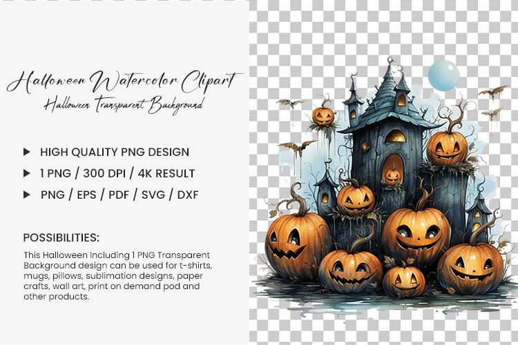 Transparent Halloween Clipart Image 17