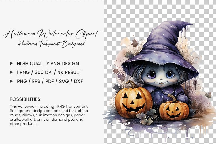 Transparent Halloween Clipart Image 12