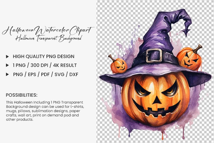 Transparent Halloween Clipart Image 12