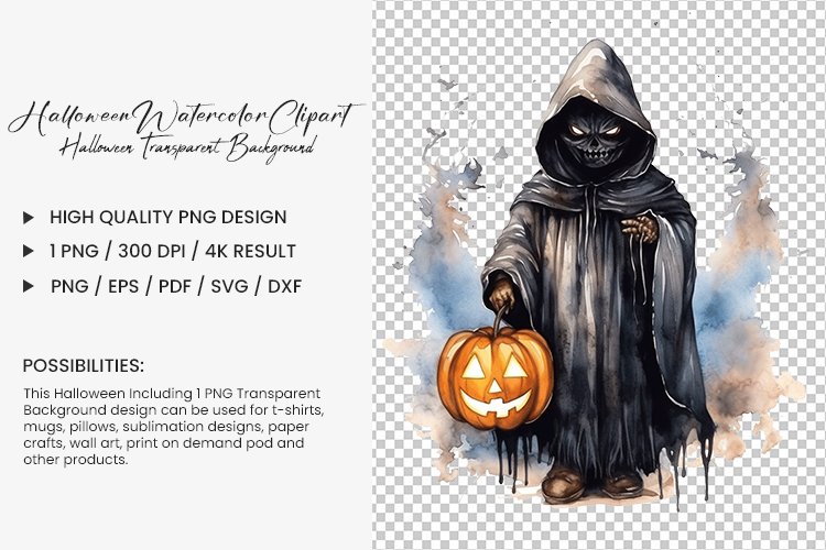 Transparent Halloween Clipart Image 17