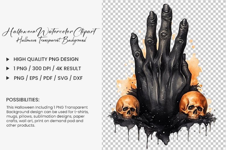 Transparent Halloween Clipart Image 3