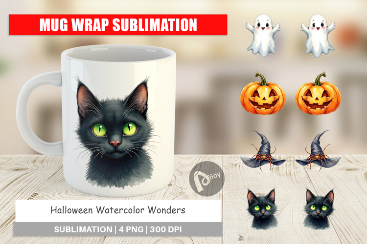 Halloween Wonders Mug Wrap