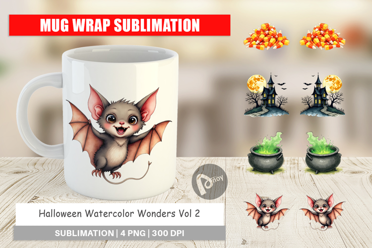 Halloween Wonders Mug Wrap