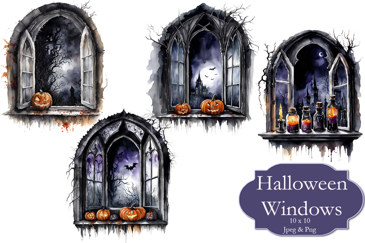 Halloween Windows Sublimation